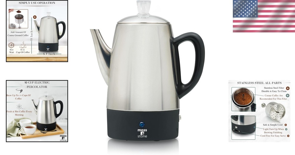 Vintage Electric Percolator Coffee Maker