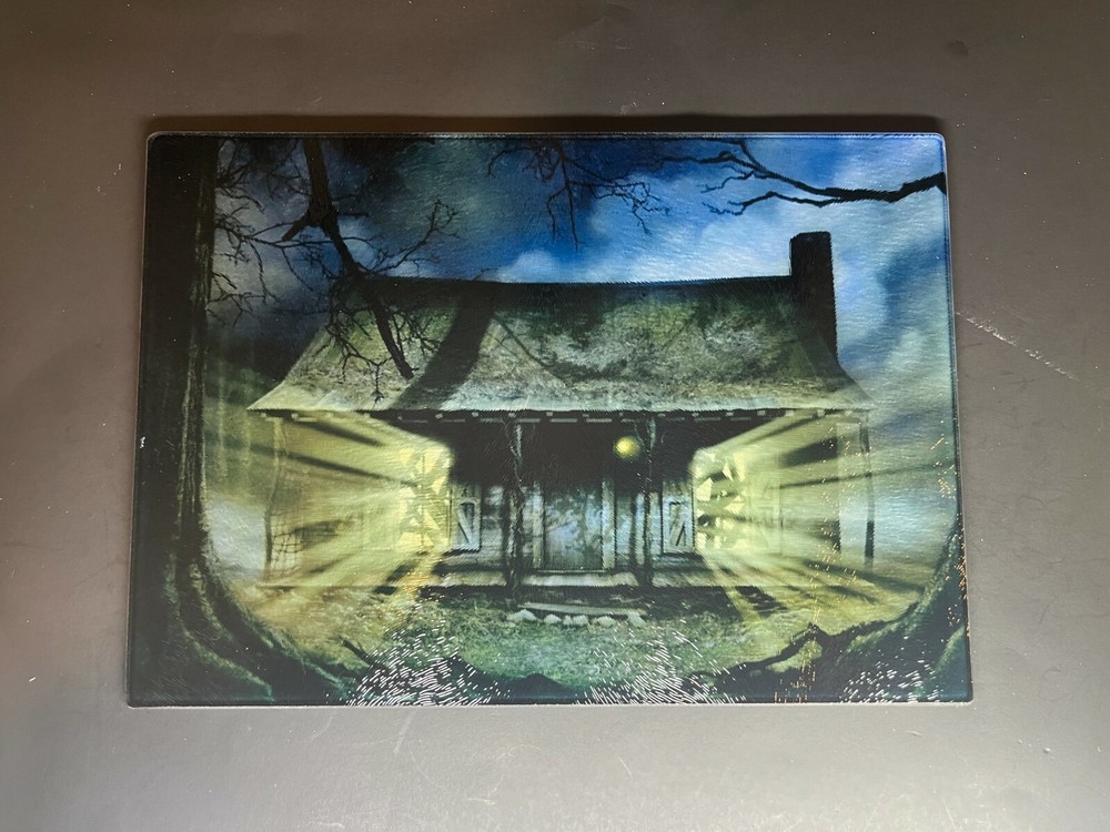 Evil Dead Sublimated Glass Cutting Board With Matching Knife