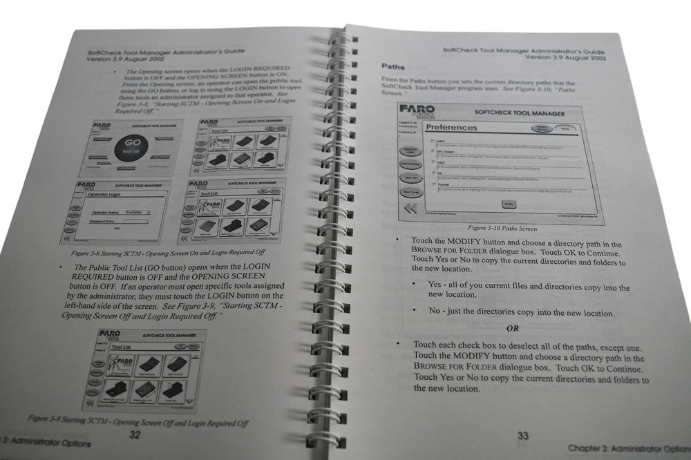 Faro XH17-0259 Control Station Softcheck Tool Manager Guide Version 3.9