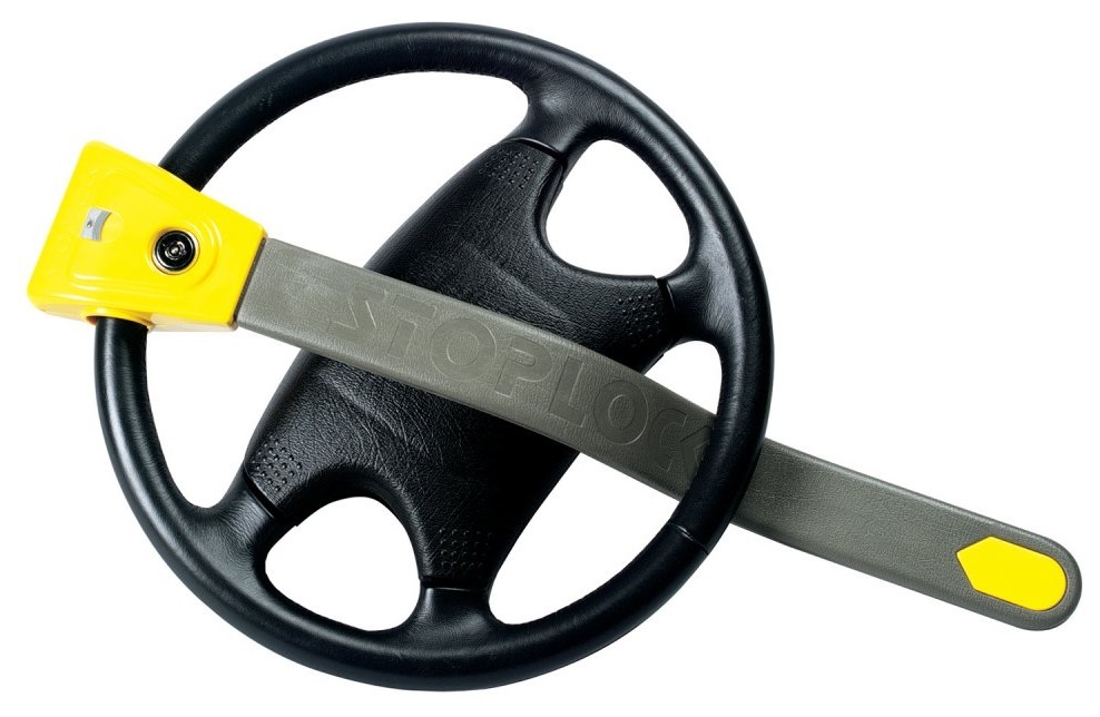 STOPLOCK ORIGINAL HIGH SECURITY CAR VAN STEERING WHEEL LOCK CROOK LOCK HG 134-59