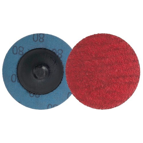 Weiler 60172 2" Blending Disc, 80 Grit Ceramic, Type R Hub (90 Discs)