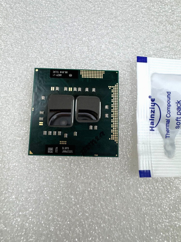 Intel Core i7-620M SLBPD SLBTQ 2.66 GHz 4M Dual Core Laptop Processor Socket G1