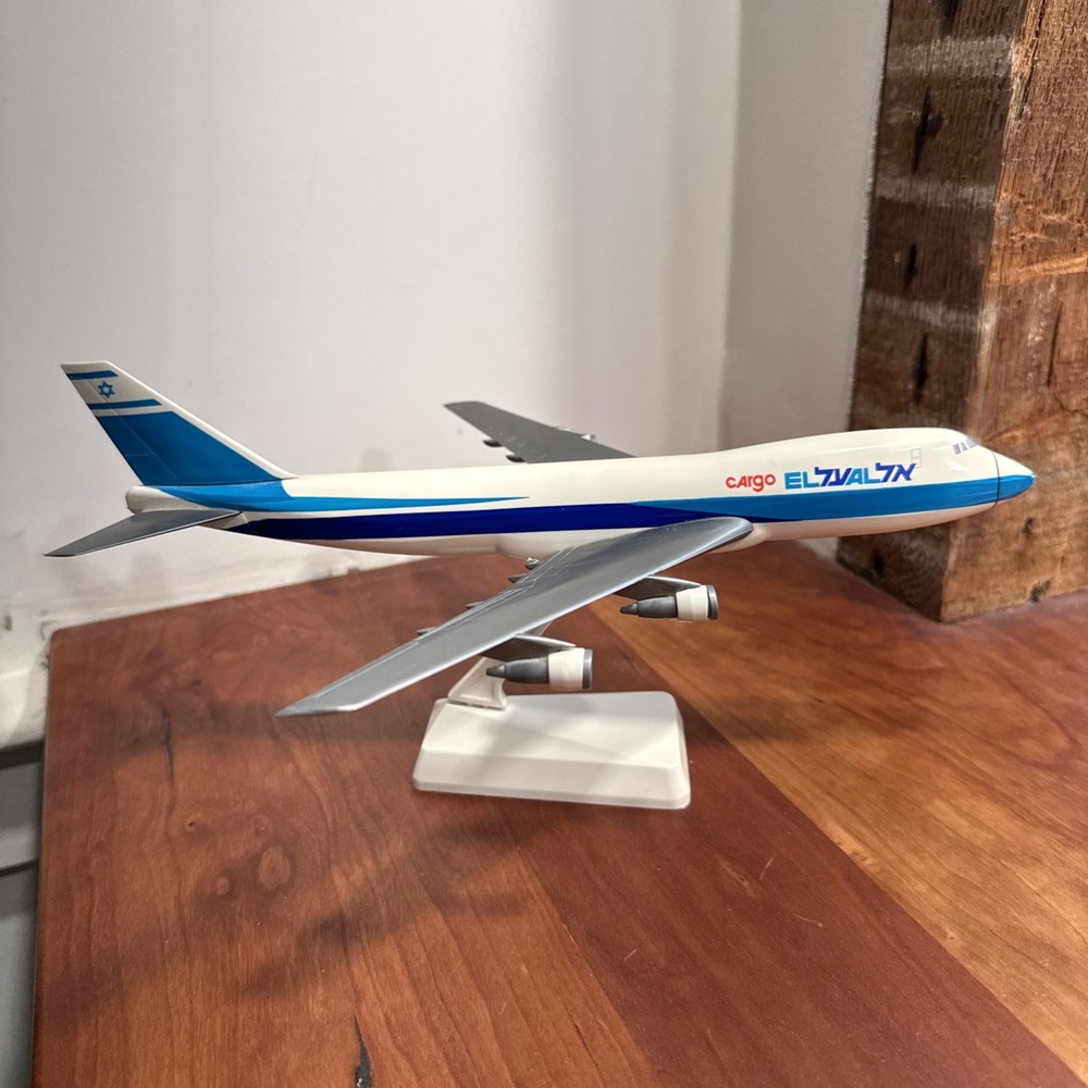 El Al 747-200 Cargo vintage desktop model 1:250