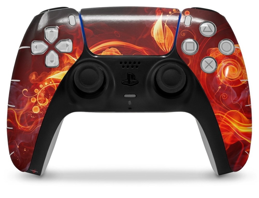 Skin Sony PS5 Controller Fire Flower