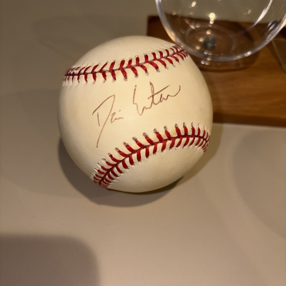 Darin Erstad Signed Autographed Baseball MLB with Upper Deck Card