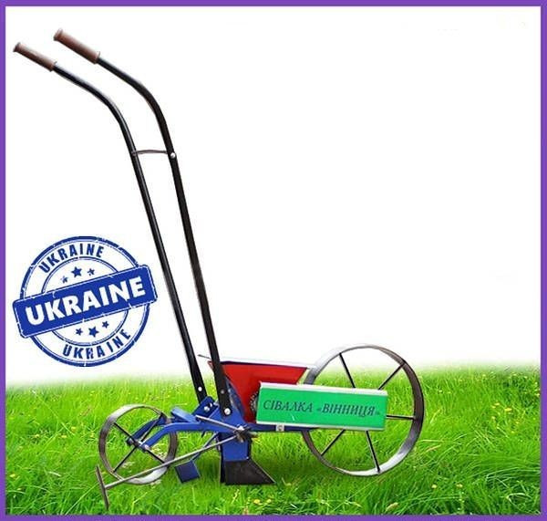 PRECISION SEED DRILL 1-ROW METAL HAND SEEDER DURABLE MACHINE NEW!