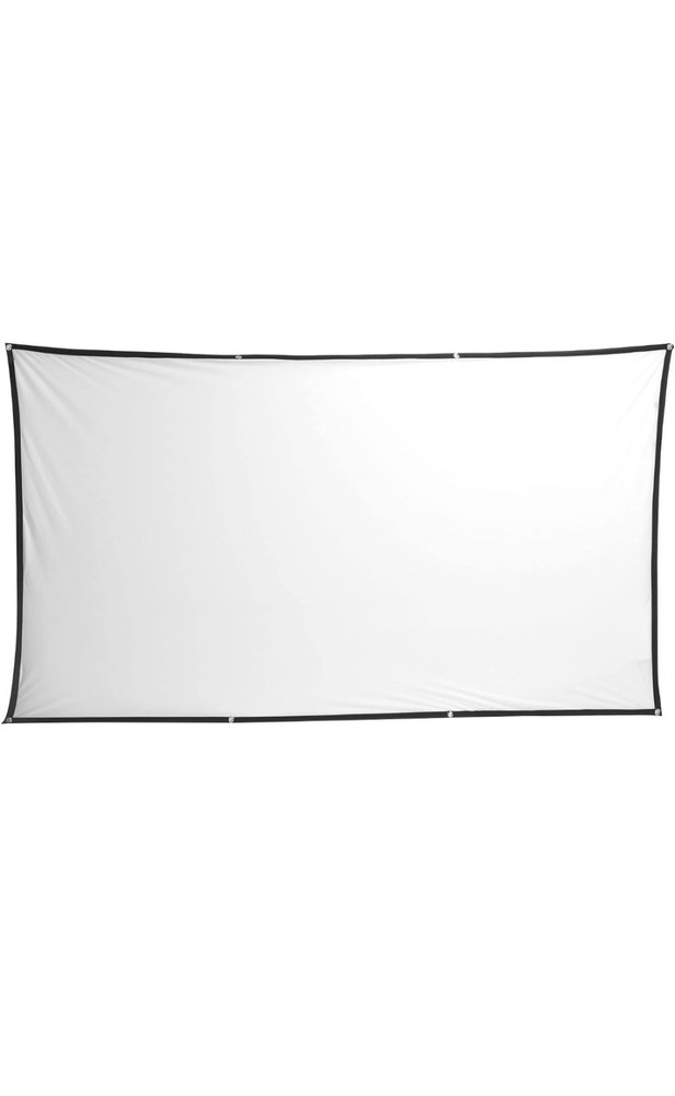 Outdoor Projector Screen, Projector Screen Pull Down Screen Projector with 8...