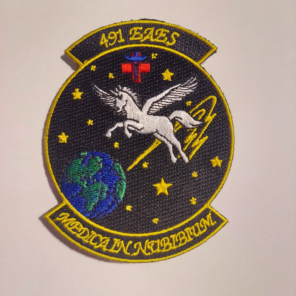 USAF Air Force 491 Expeditionary Aeromedical Evacuation Patch Hook & Loop Back