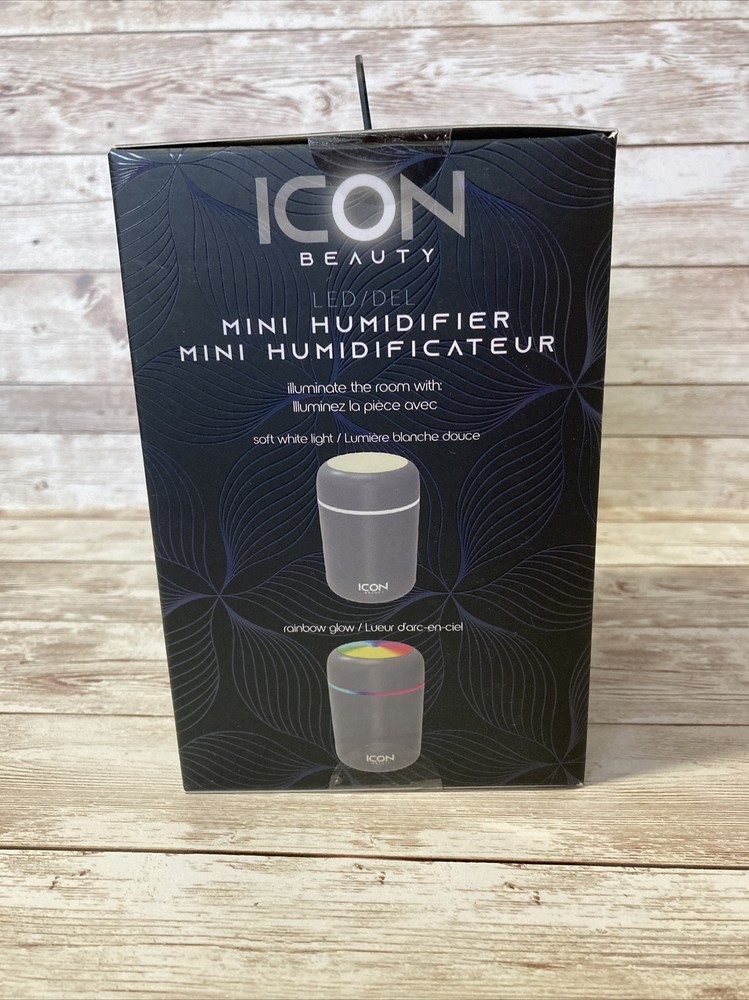 Icon Beauty Mini Humidifier NEW Led LightsUSB Powered