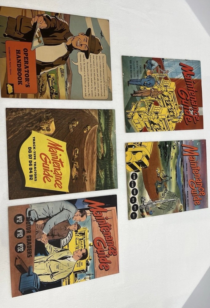 1950’s Maintenance Guide Caterpillar Track-Type Tractors D8 D6 D4 D2