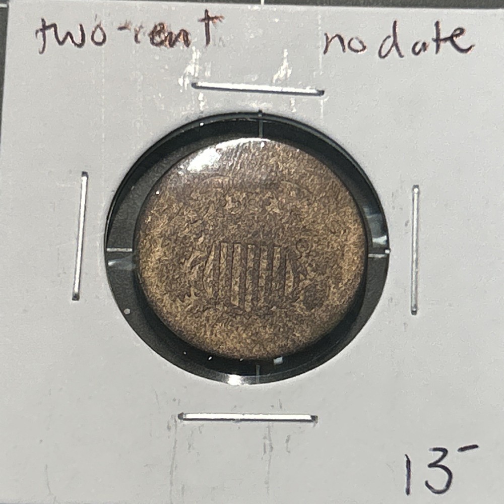 Two Cent Piece Coin US Coin No Date