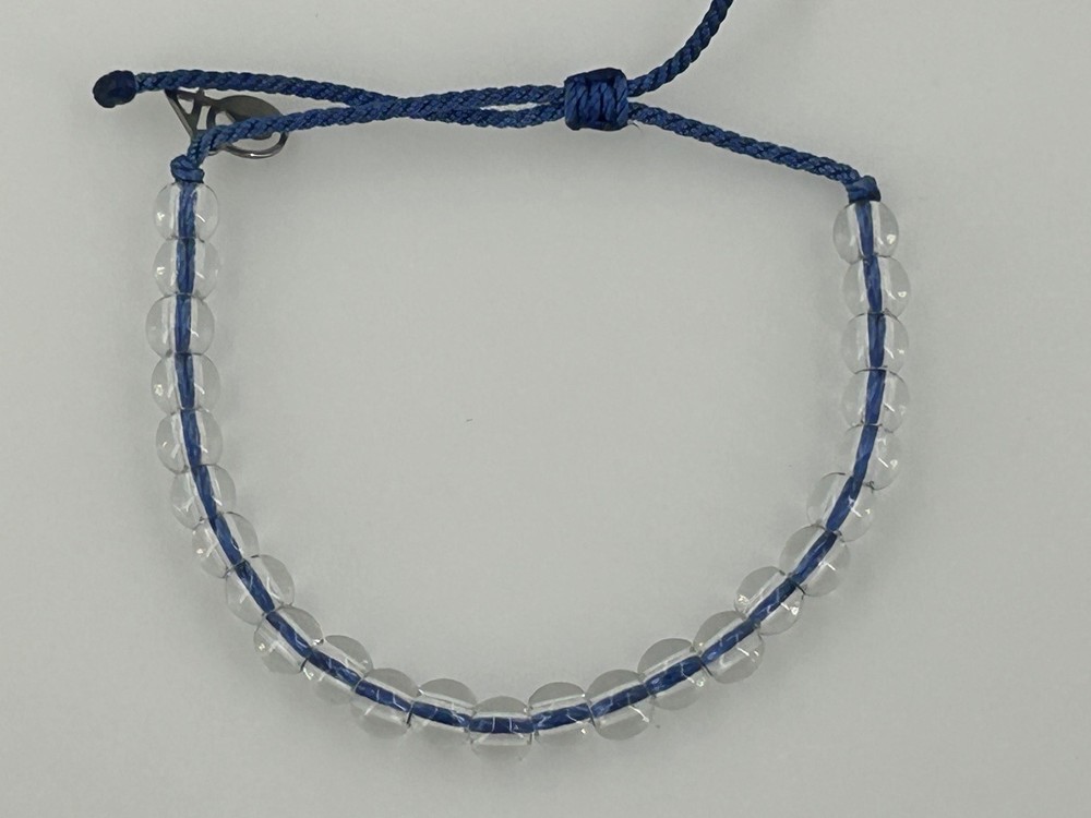 4Ocean Bead Adjustable Blue Cord Bracelet