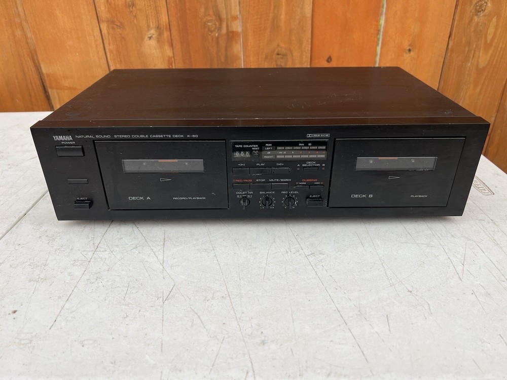 YAMAHA K-60 DOUBLE CASSETTE DECK