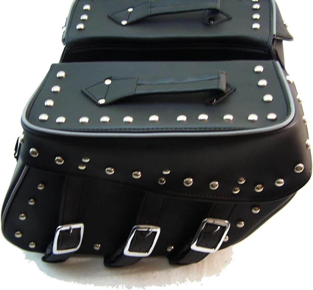 Motorcycle Saddlebags Quick Release Zip off with Pockets