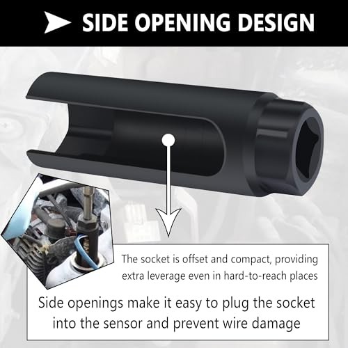 Oxygen Sensor Socket,7/8 inch O2 Sensor Socket for Automotive Replacement Big