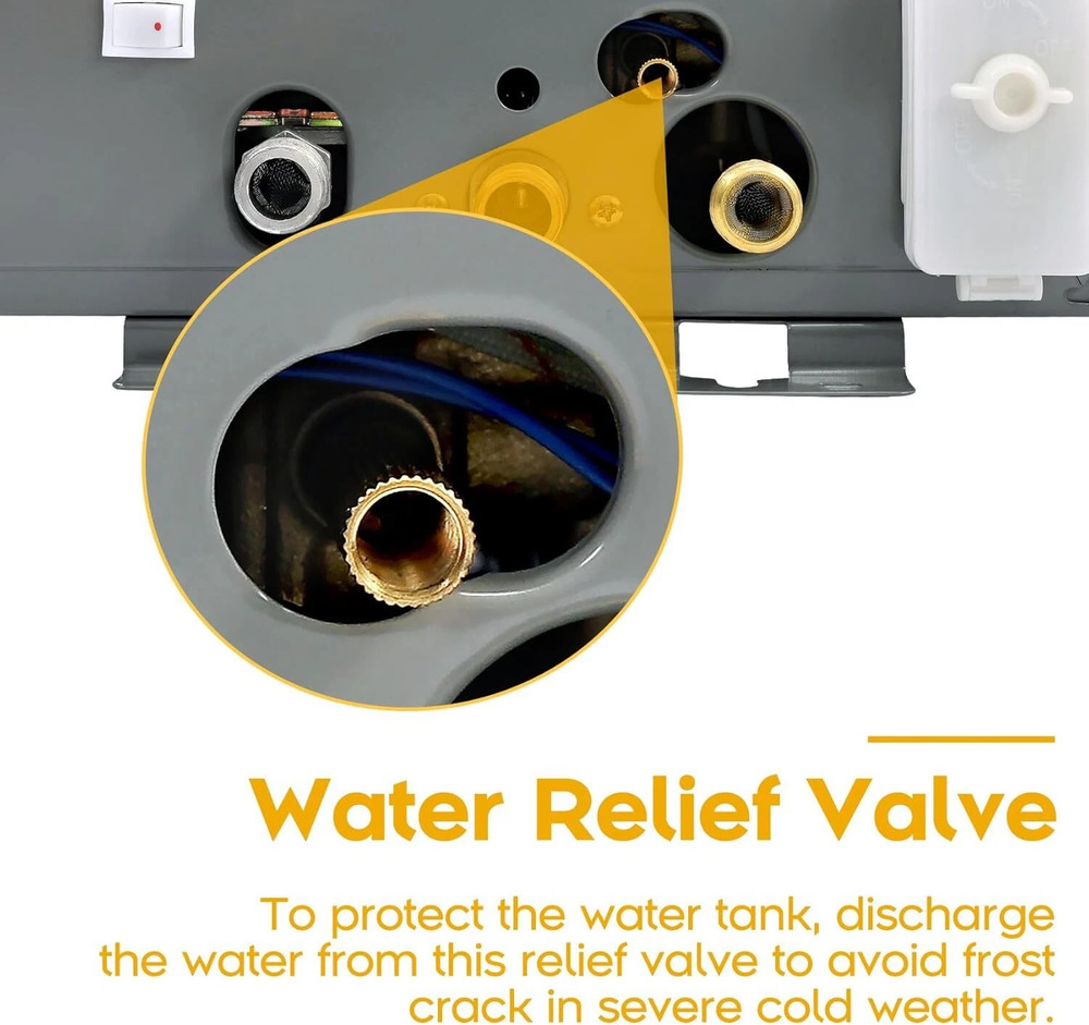 18L 5GPM LPG Propane Gas Hot Water Heater Tankless On-Demand Instant Boiler 36KW