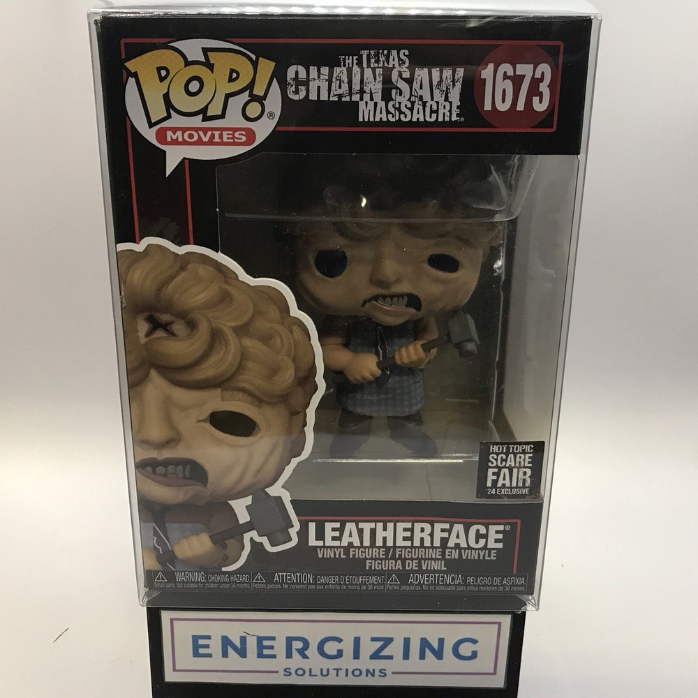 Funko Pop! Leatherface #1673 (HOT TOPIC SCARE FAIR) w/protector