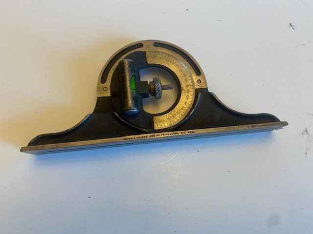 Brown and Sharpe Protractor Head