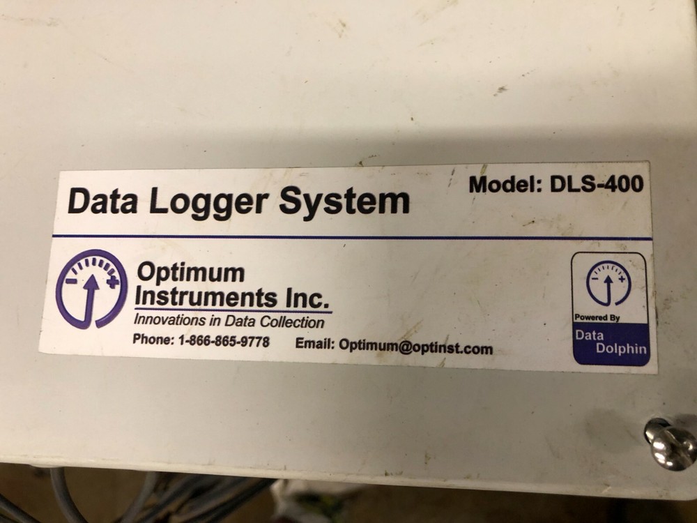 OPTIMUM INSTRUMENTS DATA LOGGER SYSTEM Model: Dls-400