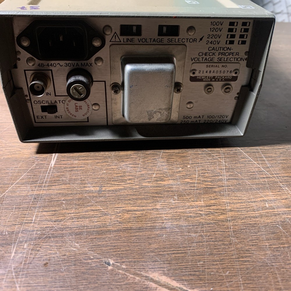 HEWLETT-PACKARD PACKARD 5383A FREQUENCY COUNTER