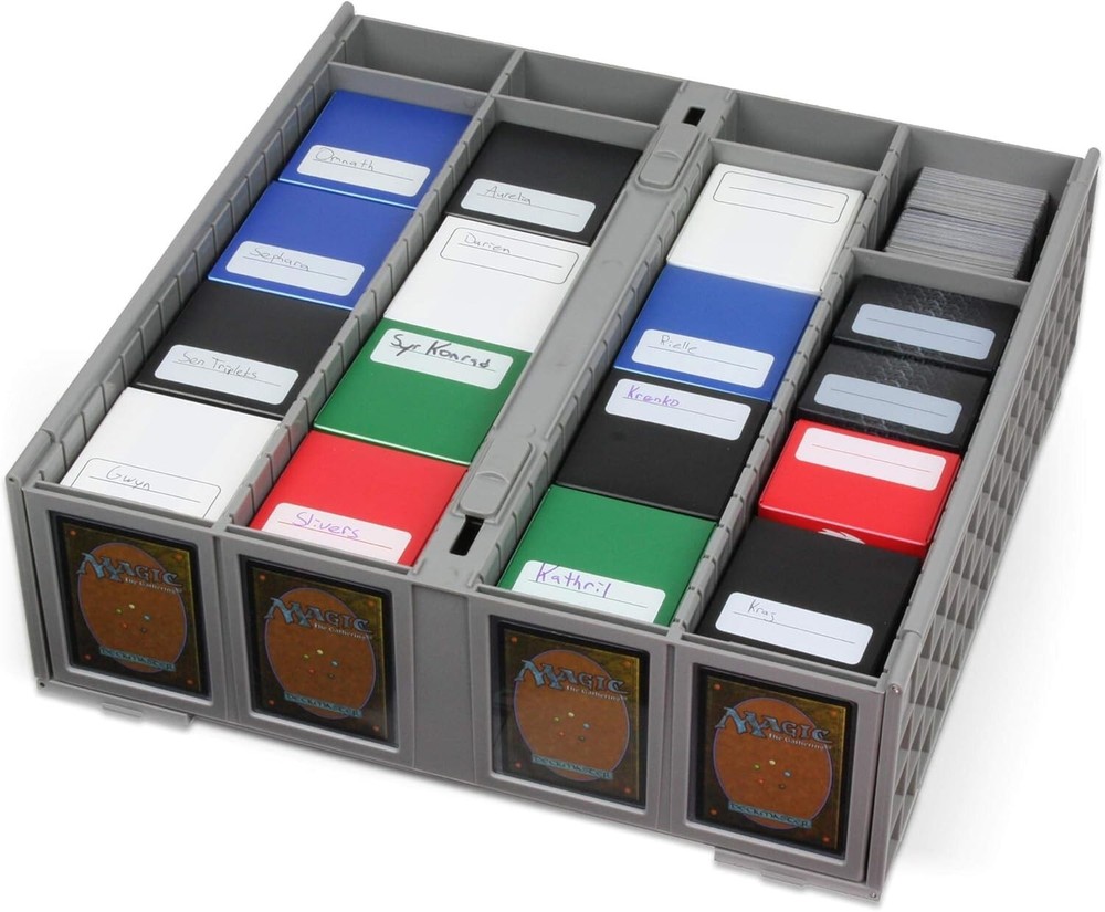 Storage Bin for Trading Cards - 3200 Capacity, Dustproof & Stackable