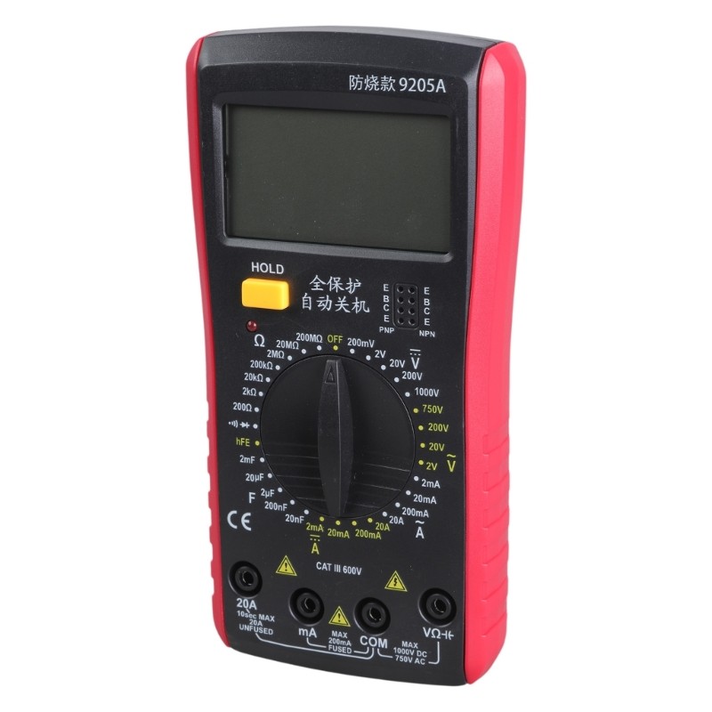 Professional Digital Multimeter Accurate Electrical Testing Overload Protections