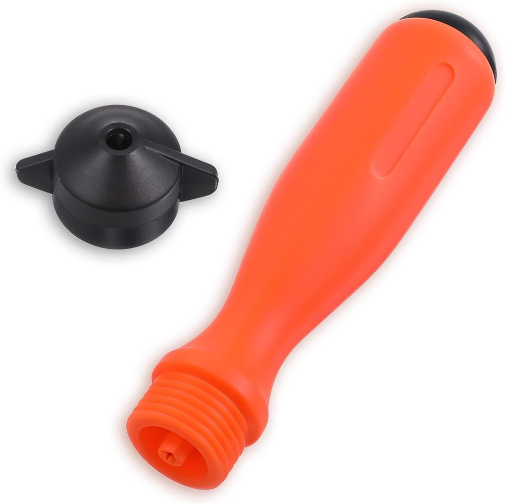 2 Pack Round File Handle with Adjustable Nut, Nylon File Tool Replacement Grip