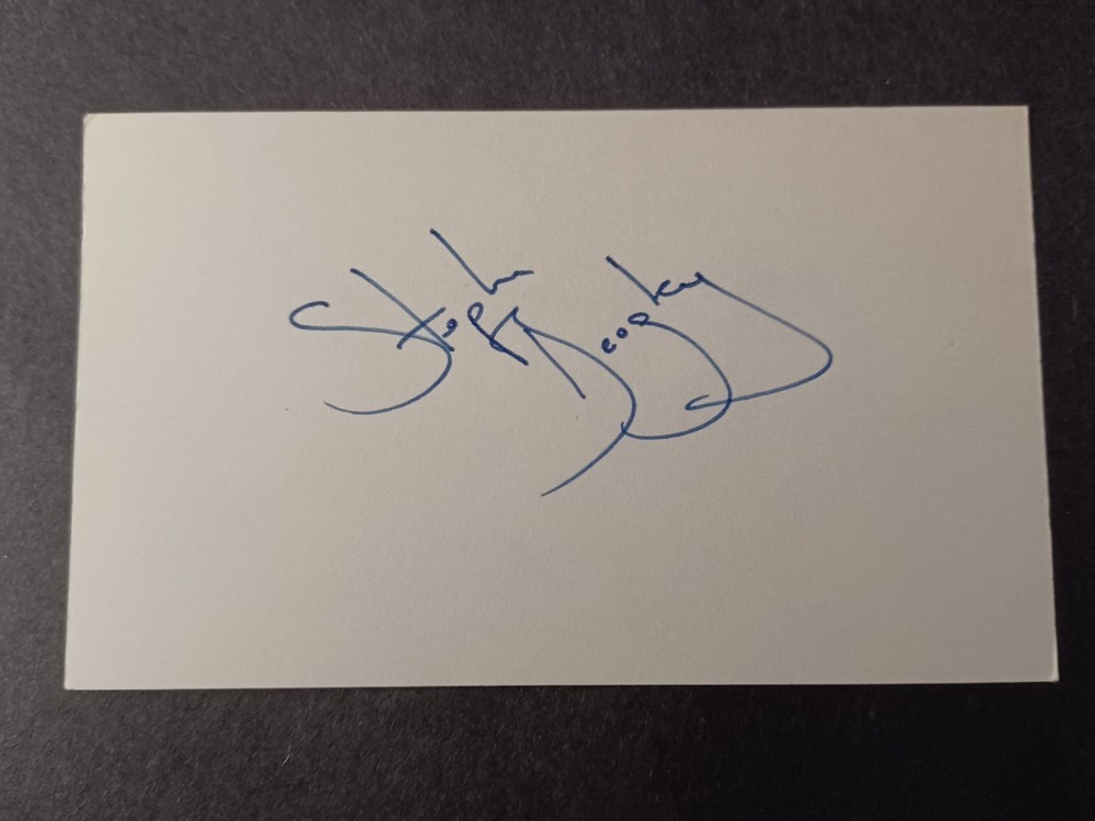 Stephen Beagley Signed Index Card - Ballet