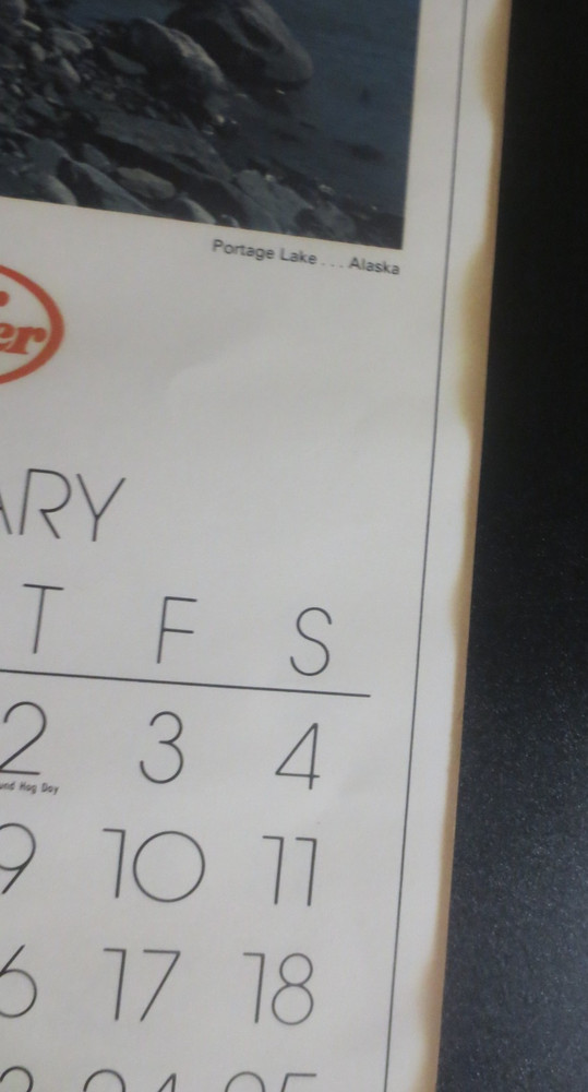 Dr Pepper 1984 Calendar Be a Pepper