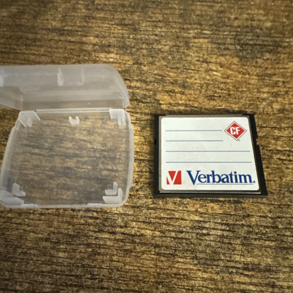 Verbatim Compact Flash 64MB Digital Memory Card pre-owned