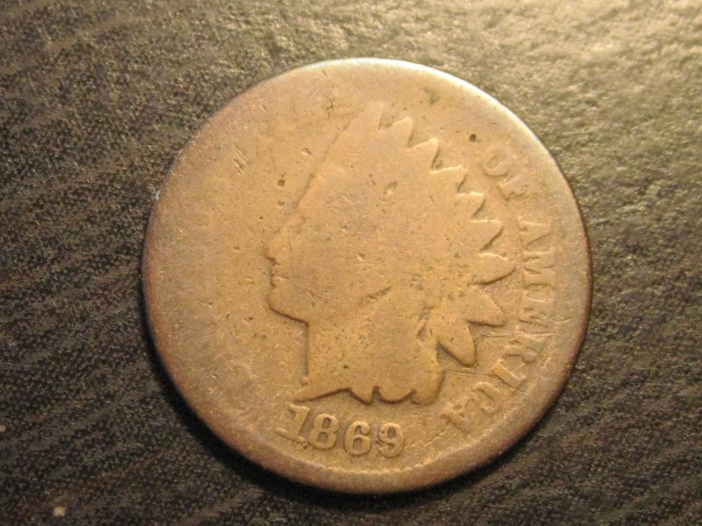 1869 Indian Head Cent                                                      (4th)