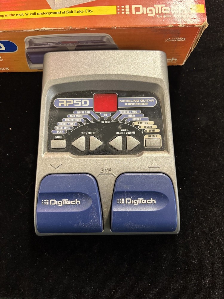 DigiTech RP50 Multi-Effect Modeling Guitar Pedal Processor w/box