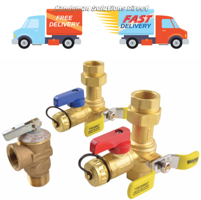 Webstone 44443WPR Water Heater Valve Kit | 3/4" IPS Isolator E-X-P E2 (Tankless)