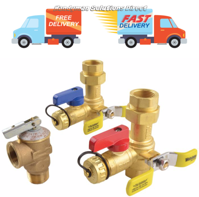 Webstone 44443WPR Water Heater Valve Kit | 3/4" IPS Isolator E-X-P E2 (Tankless)