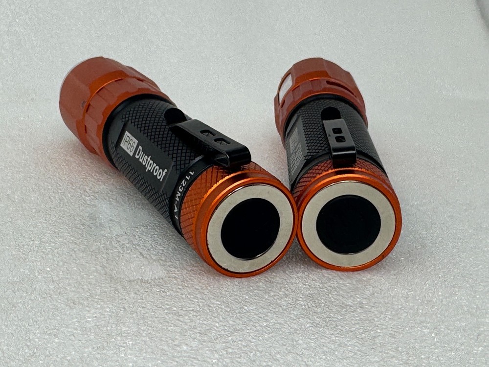 [2-PACK] KLEIN TOOLS [56412] RECHARGEABLE LED 2-IN-1 WORK LIGHT / FLASHLIGHT