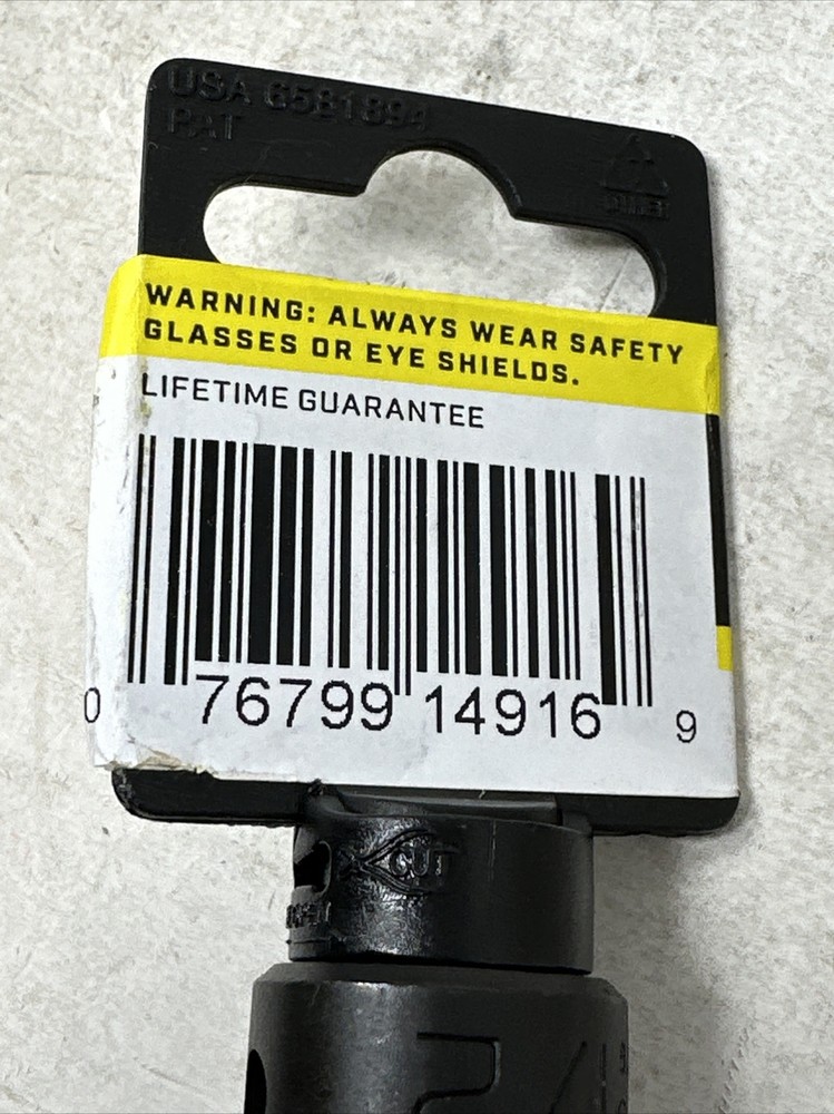 Wright Tool 1/2" 1/2" Dr 6Pt Deep Impact Socket, 14916