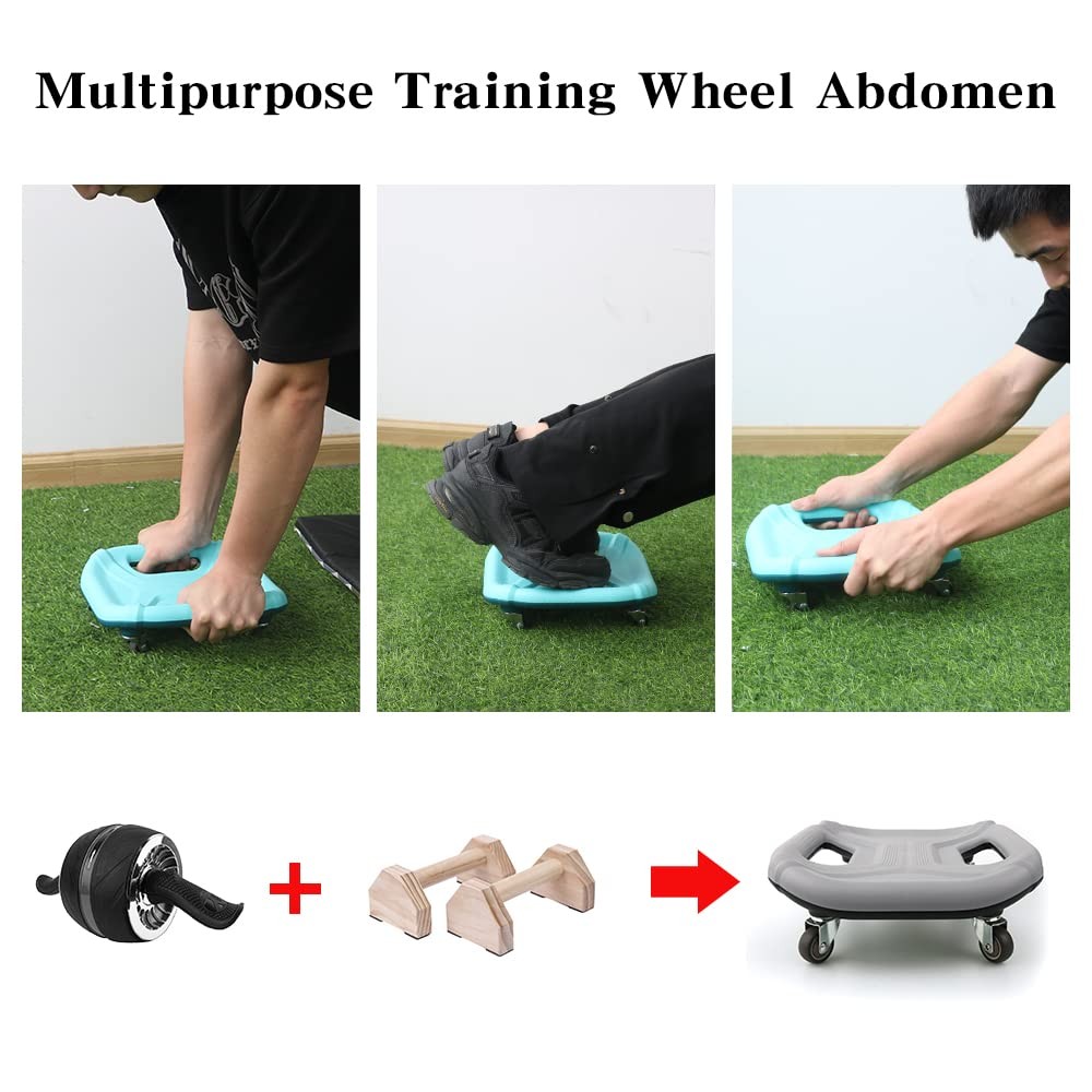 Ab Roller for Abs Workout, Ab Roller Wheel Exercise Equipment for Core Workou...