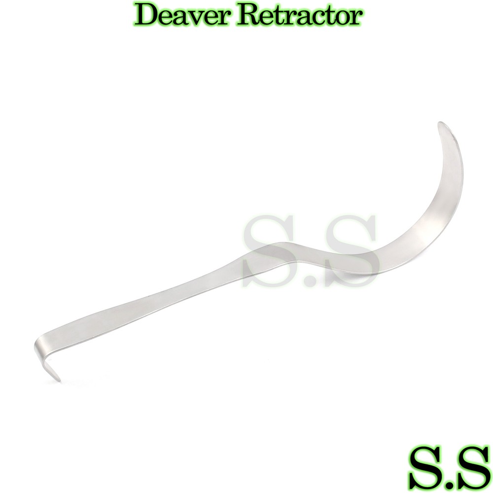 DEAVER Retractor SOLID HANDLE Surgical Instrument1X13"