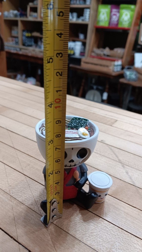 Furrybones Ramen Skeleton Figurine Bowl Head