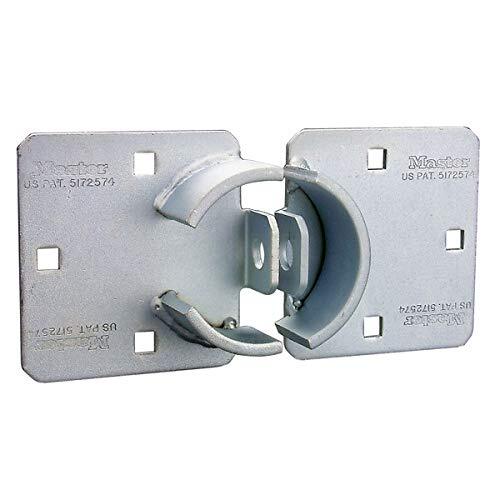 Master Lock Chrome Hasp Lock, Heavy Duty Hidden Shackle Lock Assorted Sizes