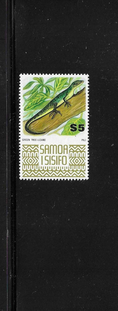Samoa SC # 378C Green The Lizard  . MNH