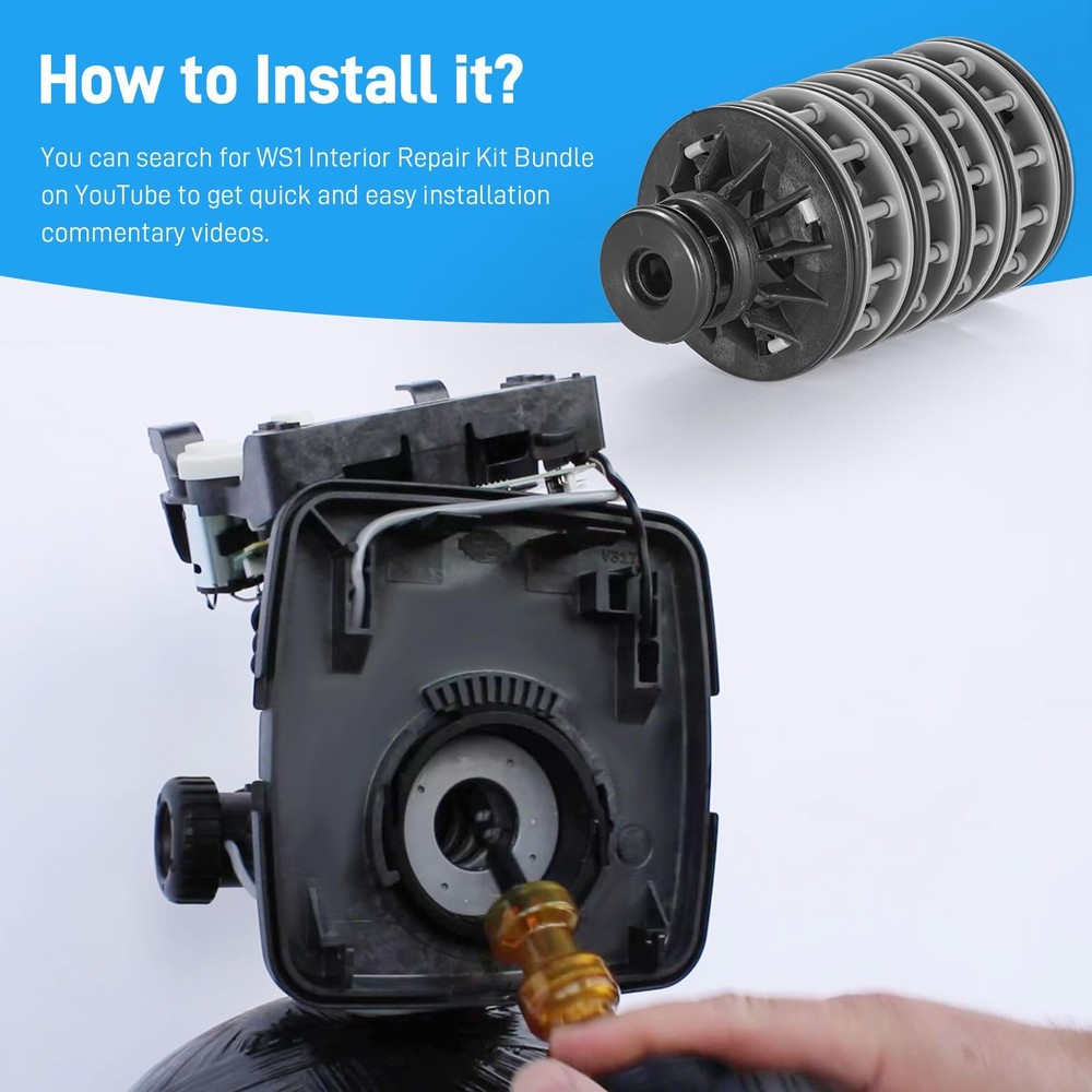 WS1 Water Softener Maintenance and Repair Kit, WS1 Softener Rebuild Kit WS1 S