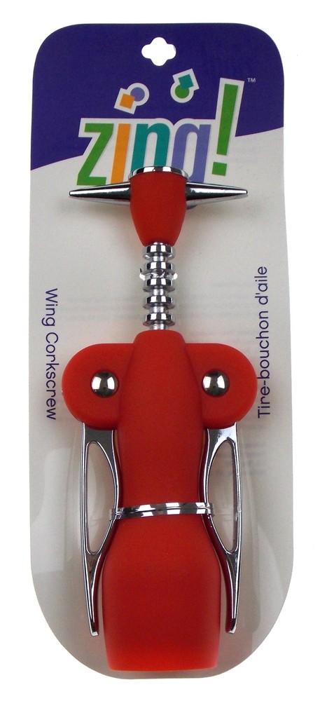 Zing Wing Corkscrew Durable Construction Soft Grip Wine Bottles Opener Choice