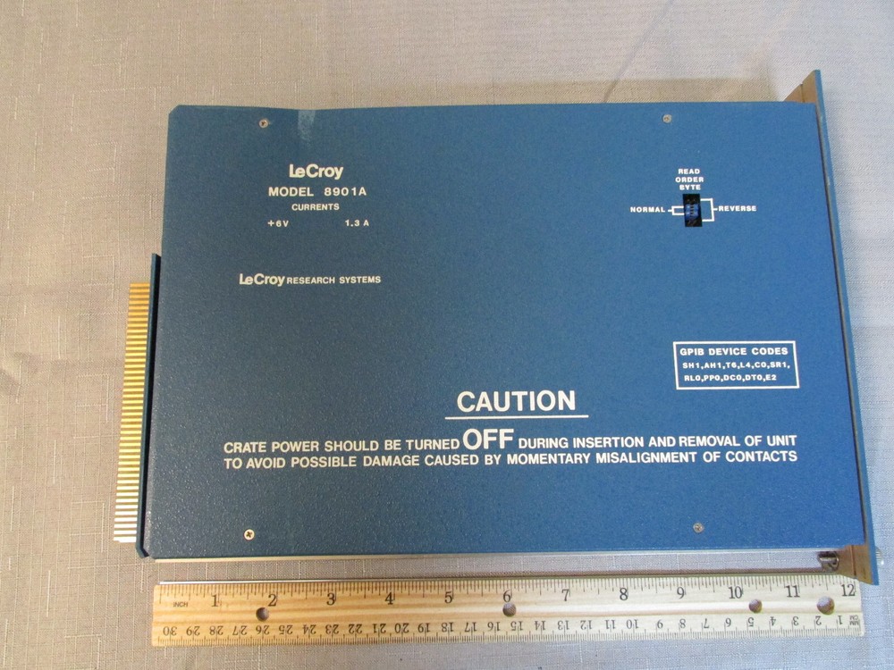 LeCroy 8901A GPIB Interface Module CAMAC Plugin Card s/n 800260
