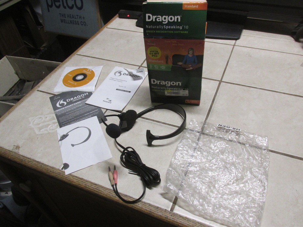 Dragon Naturally Speaking 10 Speech Recognition Software
