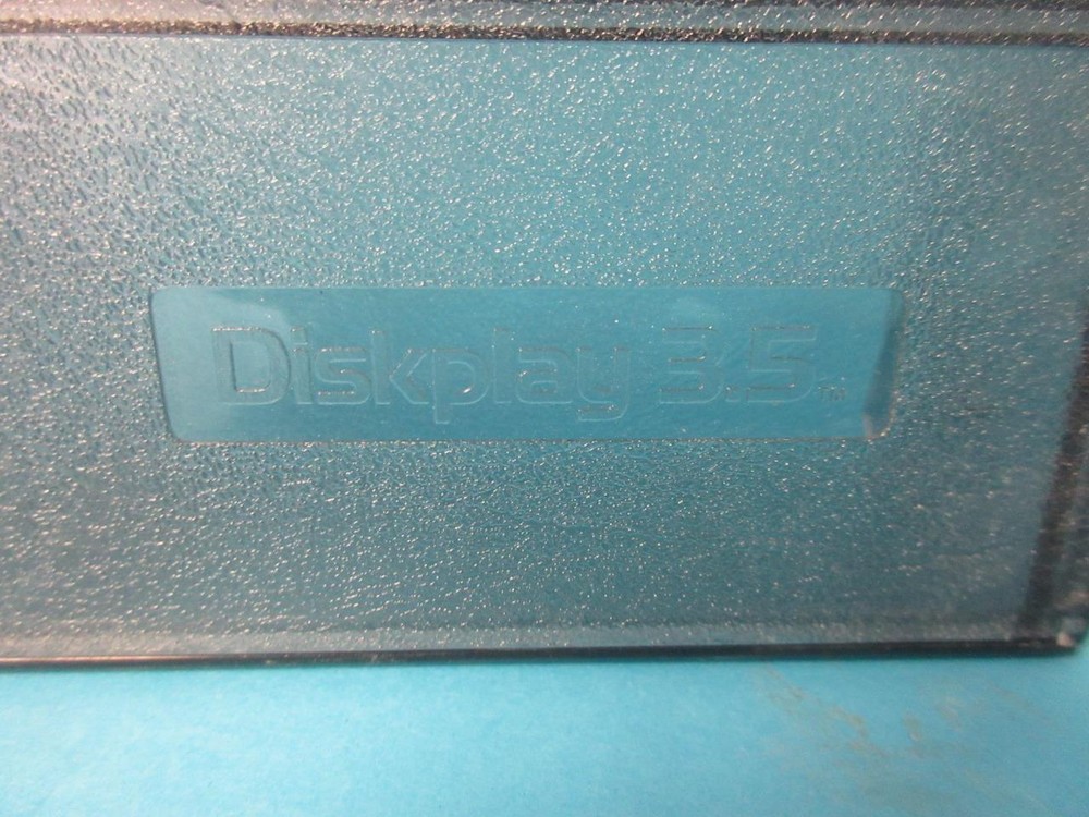 2 RING KING DISKPLAY 3.5" PLASTIC FLOPPY 20 DISK HOLDER MIT20 DISKETTE STORAGE