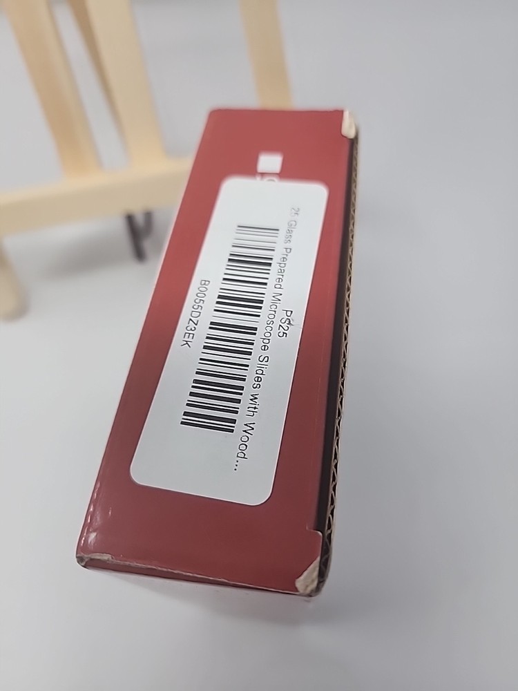 AmScope PS25 Prepared Microscope Slide Set for Basic Biological Science