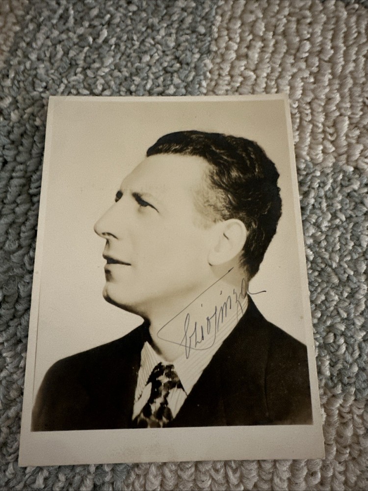 Vintage Signed Ezio Pinza  Opera Star Singer