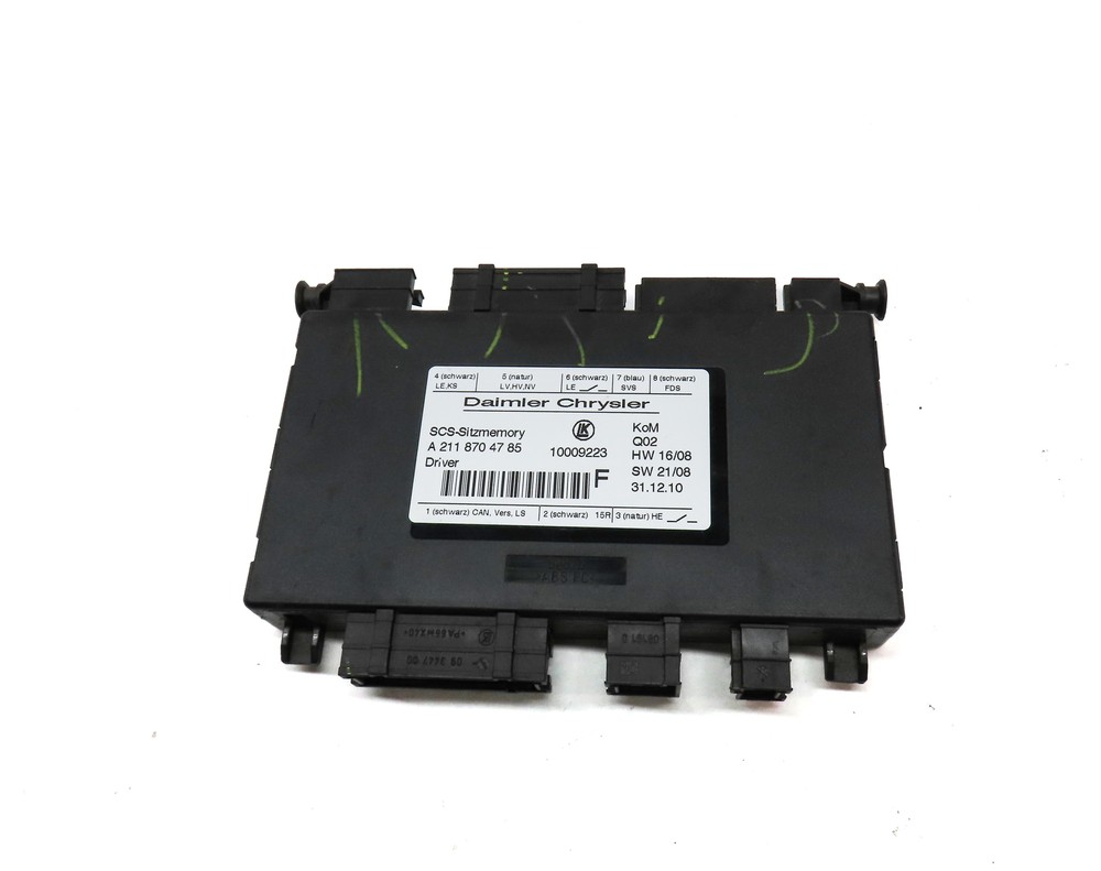 2011 MERCEDES GL450 (X164) FRONT LEFT DRIVER SEAT CONTROL MODULE