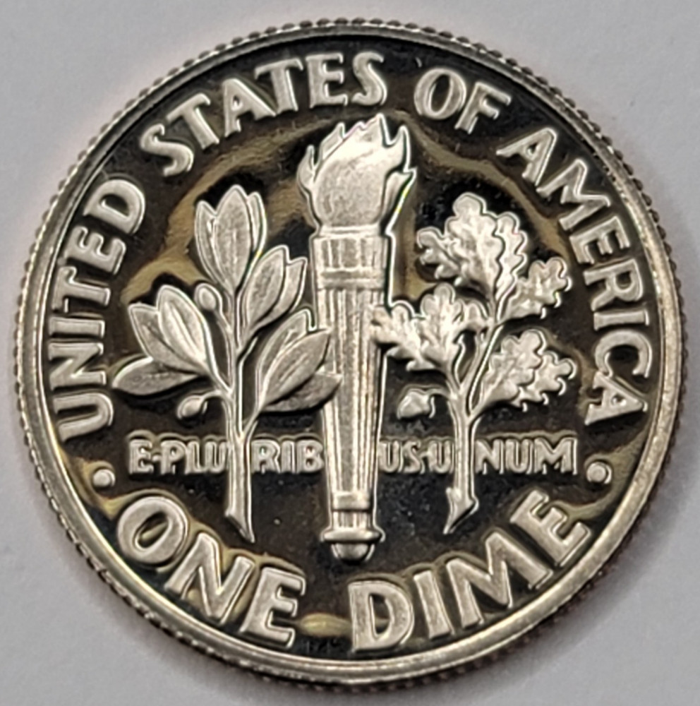 1991 S Gem Proof DCAM Roosevelt Dime CN-Clad